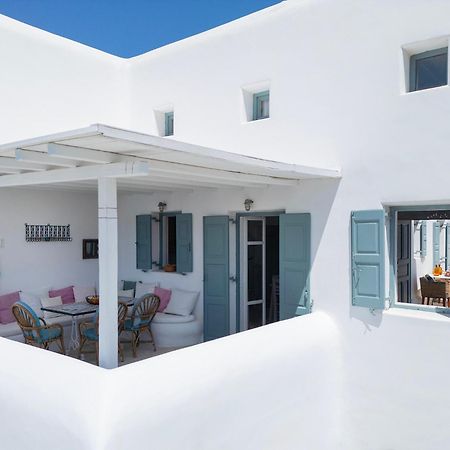 Mykonian Style W Shared Pool Houses & Nighttime Security Guard Ornos  Exteriör bild