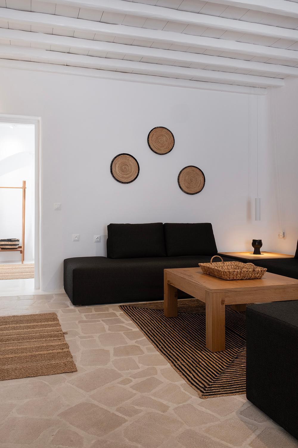 Mykonian Style W Shared Pool Houses & Nighttime Security Guard Ornos  Exteriör bild